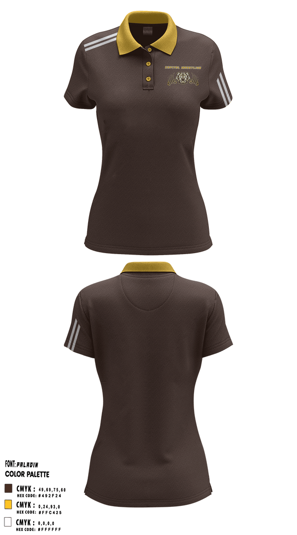 Women's Short Sleeve Performance Polo, Capital High School Wrestling, Wrestling, Teamtime, Team time, sublimation, custom sports apparel, team uniforms, spirit wear, spiritwear, sports uniforms, custom shirts, team store, custom team store, fundraiser sports, apparel fundraiser