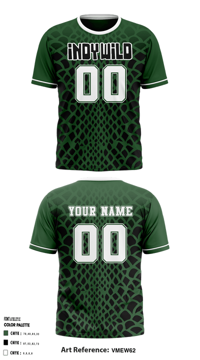 Indy Wild Volleyball 47140100 Short Sleeve Performance Shirt - 7