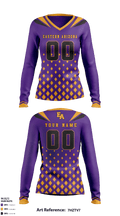 Eastern Arizona College Women's Volleyball 20174234 Women's Long Sleeve V-neck Shirt - 1