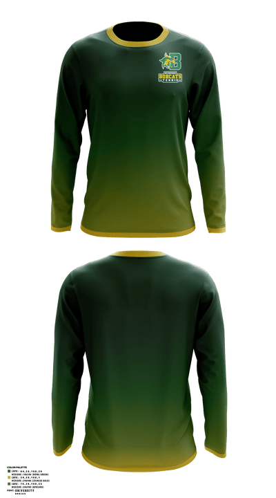 Bobcat Tennis 31904362 Long Sleeve Performance Shirt - 2