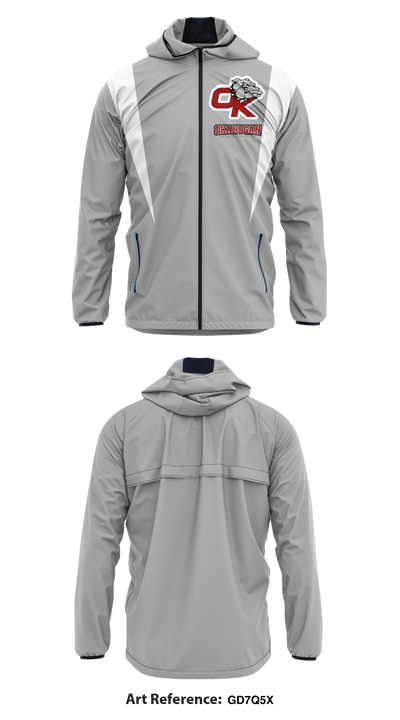 Okanogan High School Cheer 9964188 Windbreaker - 2
