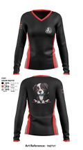 Rascal's Pet Wellness 15971451 Women's Long Sleeve V-neck Shirt - 1