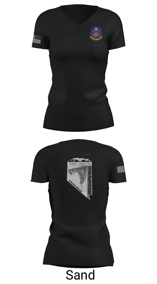 Women's Short Sleeve Vneck Shirt, , Air Force, Teamtime, Team time, sublimation, custom sports apparel, team uniforms, spirit wear, spiritwear, sports uniforms, custom shirts, team store, custom team store, fundraiser sports, apparel fundraiser