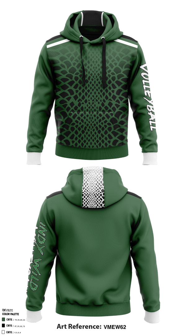 Hoodie, Indy Wild Volleyball, Women's Volleyball, Teamtime, Team time, sublimation, custom sports apparel, team uniforms, spirit wear, spiritwear, sports uniforms, custom shirts, team store, custom team store, fundraiser sports, apparel fundraiser