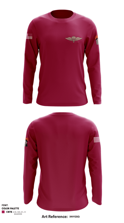 11th Quartermaster Co. 41307452 Long Sleeve Performance Shirt - 1