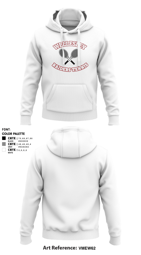 Hoodie, Girls Wellsesley Tennis, Tennis, Teamtime, Team time, sublimation, custom sports apparel, team uniforms, spirit wear, spiritwear, sports uniforms, custom shirts, team store, custom team store, fundraiser sports, apparel fundraiser