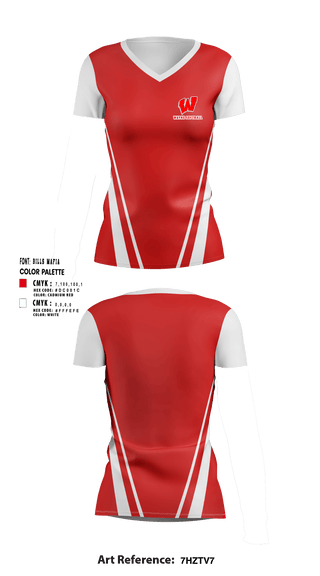 Women's Short Sleeve Vneck Shirt, Wayne High School softball, Softball, Teamtime, Team time, sublimation, custom sports apparel, team uniforms, spirit wear, spiritwear, sports uniforms, custom shirts, team store, custom team store, fundraiser sports, apparel fundraiser