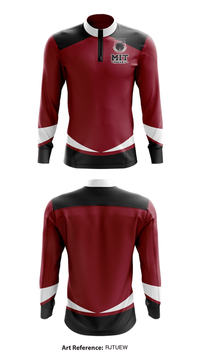 MIT Hockey 374915 Quarter Zip Jacket - 1