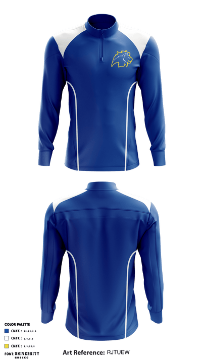 Loris High School Basketball 66716594 Quarter Zip Jacket - 1