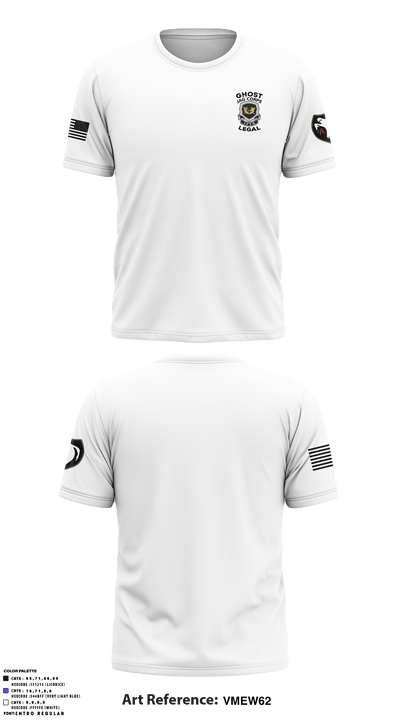 GHOST LEGAL 84434503 Short Sleeve Performance Shirt - 3