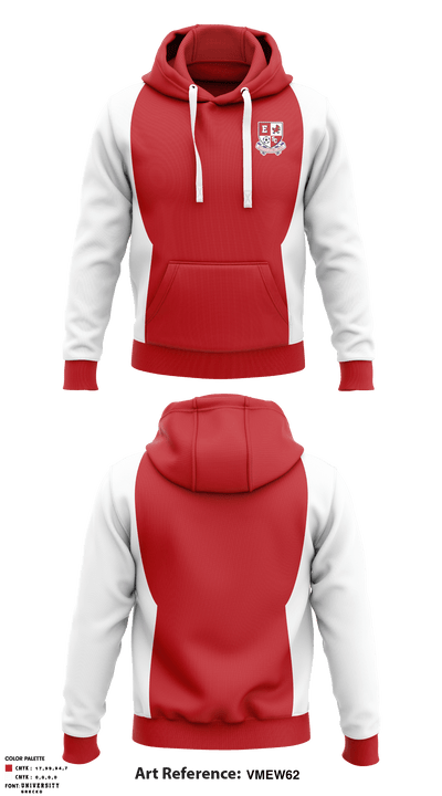 Earlham Soccer Club 98253358 Hoodie - 1