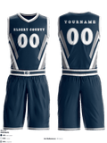 Elbert County High School Basketball 7495587 Basketball Uniform - 1