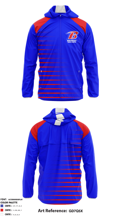 Bondurant Middle School Cross Country 1602250 Windbreaker - 1