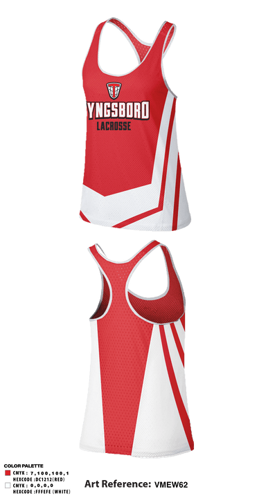 Tyngsboro Youth Lacrosse 28743938 Tank Top - 4