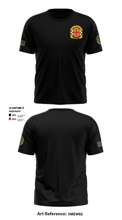 USA MEDDAC Fort Stewart 984221 Short Sleeve Performance Shirt - 1