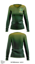 Bobcat Tennis 31904362 Women's Long Sleeve V-neck Shirt - 2