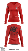 3-7 FA 58197923 Women's Long Sleeve V-neck Shirt - 2