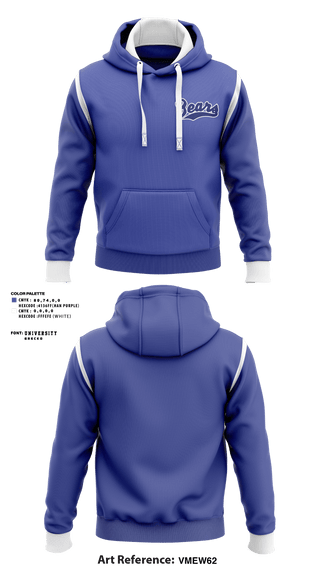 Hoodie, Tahoma bears, Football, Teamtime, Team time, sublimation, custom sports apparel, team uniforms, spirit wear, spiritwear, sports uniforms, custom shirts, team store, custom team store, fundraiser sports, apparel fundraiser