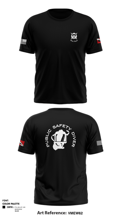 Cullman County Dive Team 44931710 Short Sleeve Performance Shirt - 1