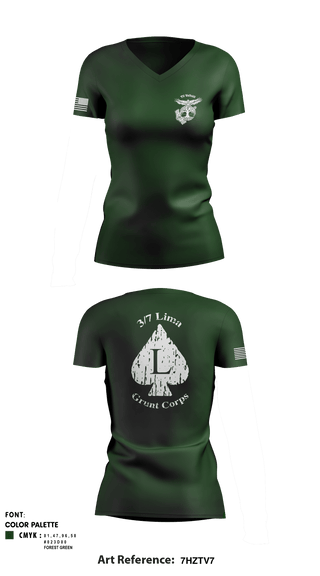 Women's Short Sleeve Vneck Shirt, , Marines, Teamtime, Team time, sublimation, custom sports apparel, team uniforms, spirit wear, spiritwear, sports uniforms, custom shirts, team store, custom team store, fundraiser sports, apparel fundraiser