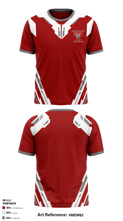 Camden County Technical High School-Pennsauken Campus Cheer 65284337 Short Sleeve Performance Shirt - 1