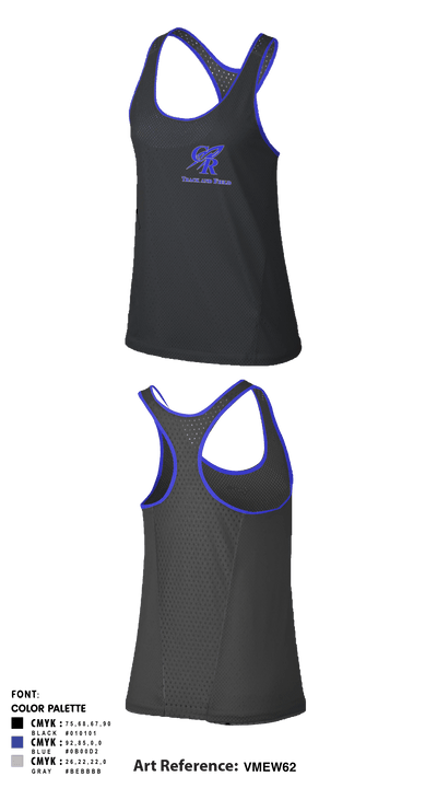 Central High School Track & Field 51532384 Women's Track Singlet - 5