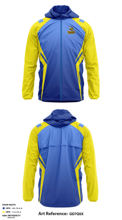 Wareham High School Field Hockey 93370439 Windbreaker - 1