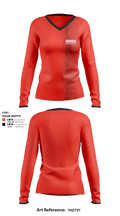Swm 24529643 Women's Long Sleeve V-neck Shirt - 1