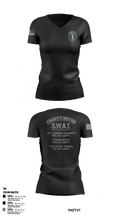 St. Joseph County SWAT 30759659 Women's Short Sleeve V-neck Shirt - 1