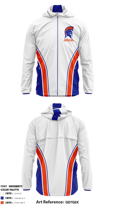 James Island Charter High School Cheer 5299934 Windbreaker - 1
