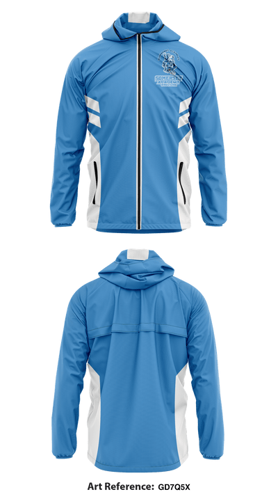 Somerset Academy High School wrestling 77089318 Windbreaker - 1