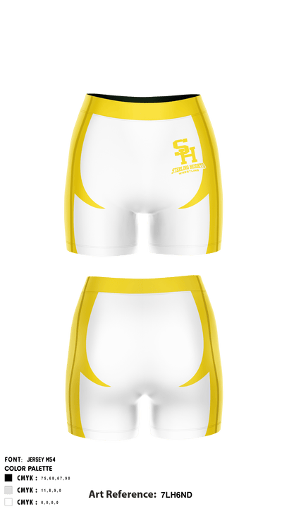 Sterling Heights High School Wrestling 39870175 Compression Shorts - 1