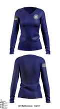 Recruiting Office Atlantic City 64364051 Women's Long Sleeve V-neck Shirt - 1