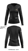3rd PLT Apache Troop 19116585 Women's Long Sleeve V-neck Shirt - 1