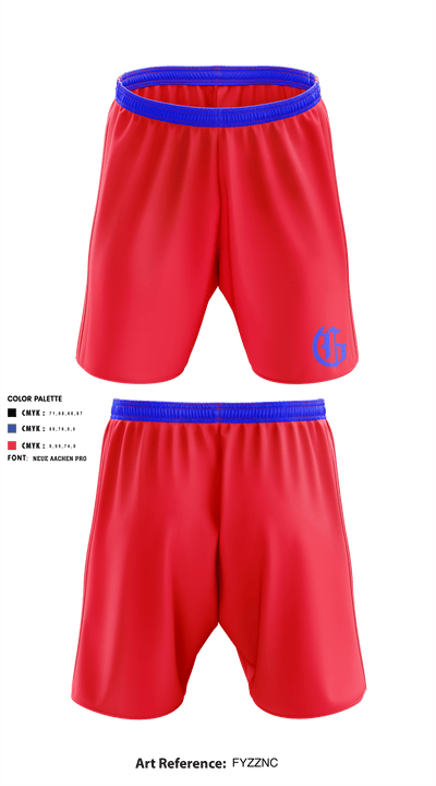 Grapevine Mustangs 91770240 Athletic Shorts With Pockets - 3