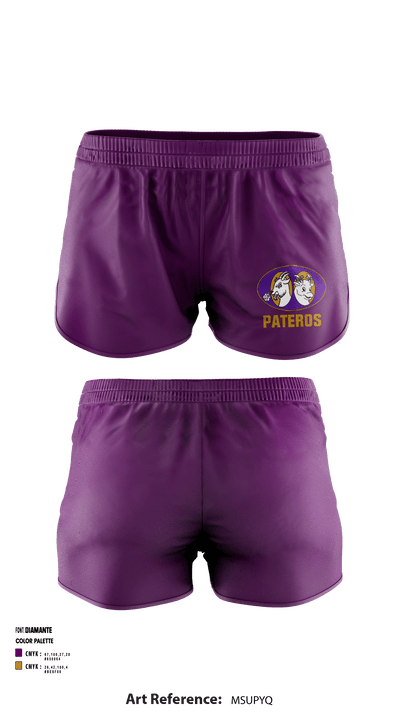 Pateros High School 40841413 Women's Shorts - 1