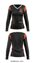 Bethel Park Basketball 67668324 Women's Long Sleeve V-neck Shirt - 1