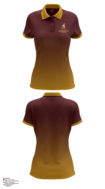 Cinco Ranch Junior High School Tennis 60457002 Women's Short Sleeve Performance Polo  - 1