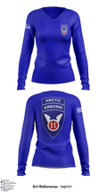 11th Airborne Division 20020731 Women's Long Sleeve V-neck Shirt - 3