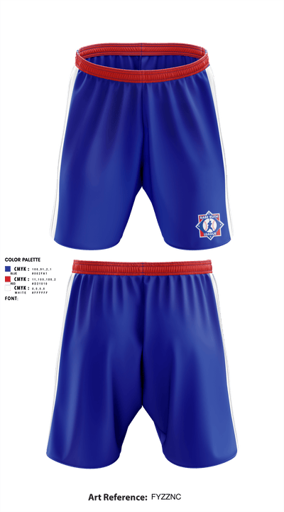 Tennessee State Babe Ruth League 69755727 Athletic Shorts With Pockets - 1