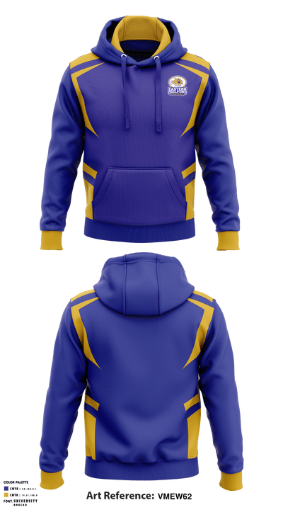 Eastern Guilford Middle School Football 69823464 Hoodie - 1