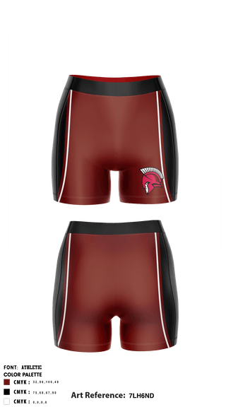 Women's Compression Shorts, Antioch Middle School Volleyball, Women's Volleyball, Teamtime, Team time, sublimation, custom sports apparel, team uniforms, spirit wear, spiritwear, sports uniforms, custom shirts, team store, custom team store, fundraiser sports, apparel fundraiser