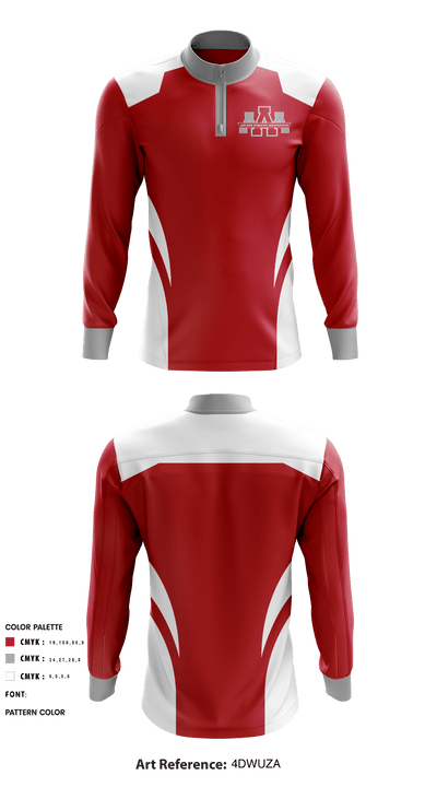Archer Athletic Association 85302557 Quarter Zip Jacket - 3