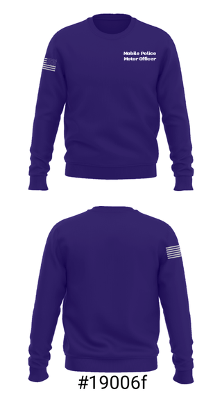 Crew Neck Sweatshirt, , Police, Teamtime, Team time, sublimation, custom sports apparel, team uniforms, spirit wear, spiritwear, sports uniforms, custom shirts, team store, custom team store, fundraiser sports, apparel fundraiser