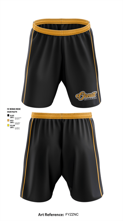 Orcutt National Little League 30117648 Athletic Shorts With Pockets - 2