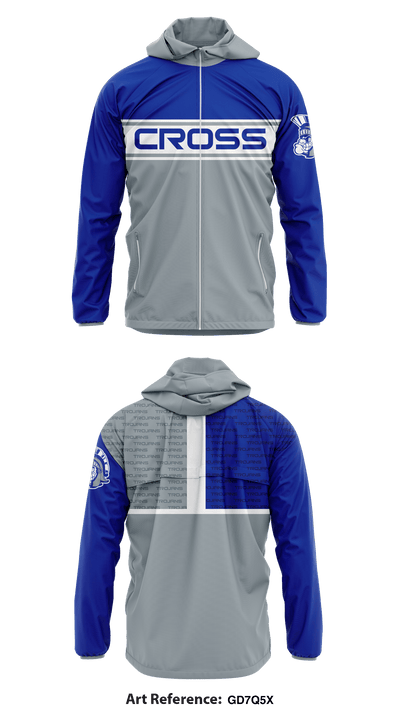 Cross Trojans 32713936 Windbreaker - 1