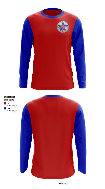 South Garland Little League 51089995 Long Sleeve Performance Shirt - 1