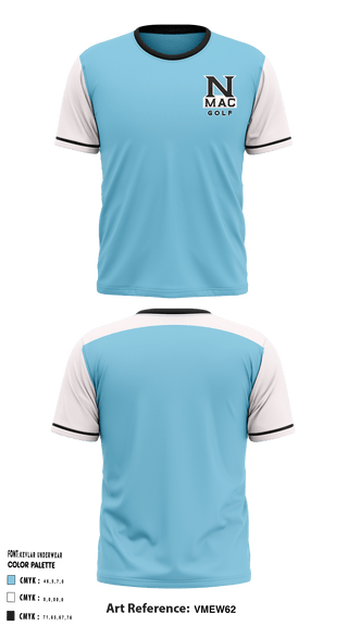 Short Sleeve Performance Shirt, North Mac High School Golf, Golf, Teamtime, Team time, sublimation, custom sports apparel, team uniforms, spirit wear, spiritwear, sports uniforms, custom shirts, team store, custom team store, fundraiser sports, apparel fundraiser