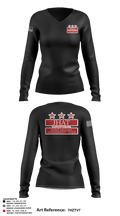 JHAT 14476812 Women's Long Sleeve V-neck Shirt - 1