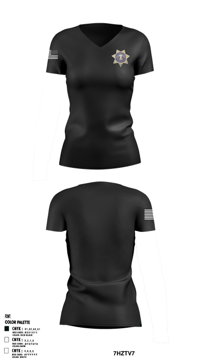 Fugitive Recovery Agent 47091376 Women's Short Sleeve V-neck Shirt - 1